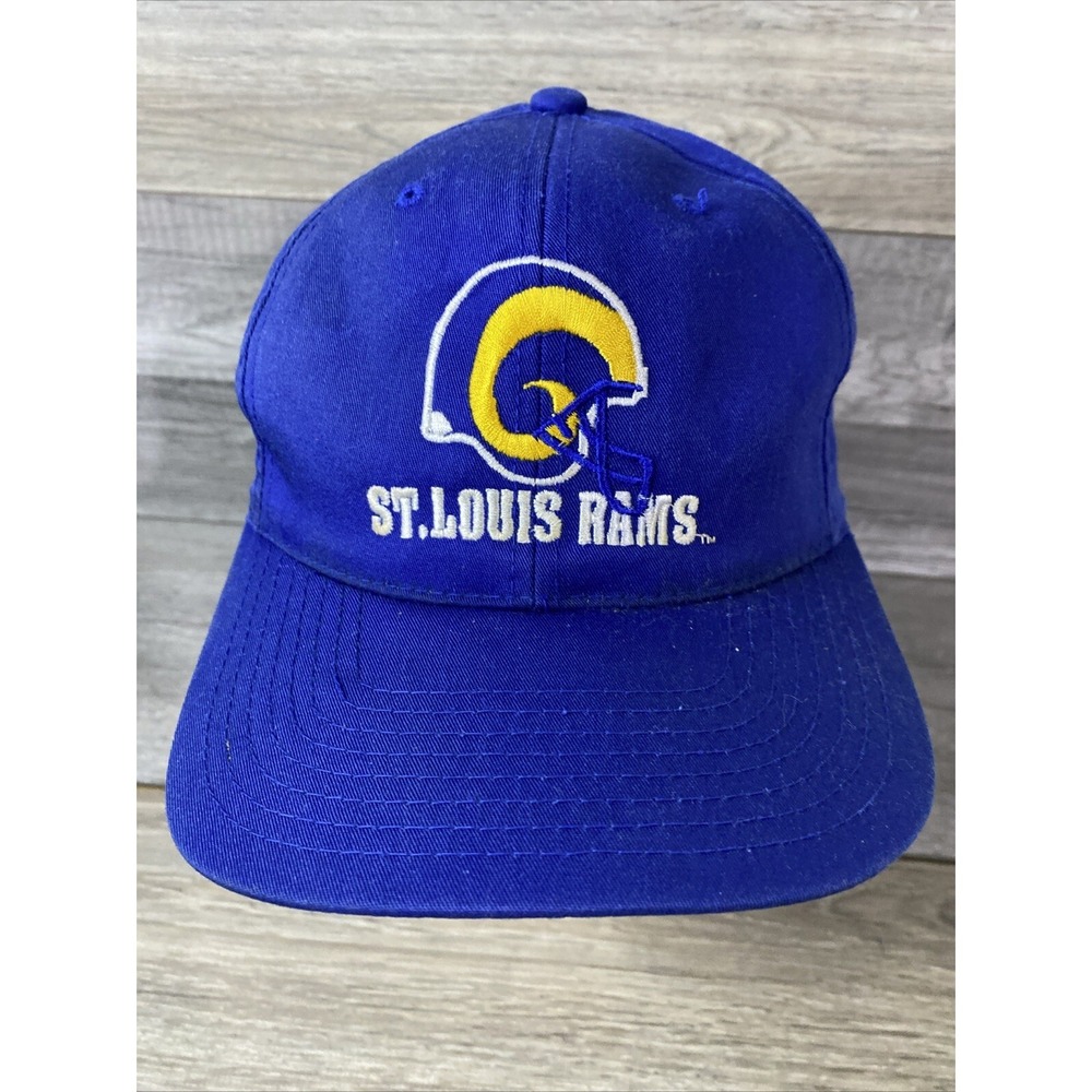 Headmaster St. Louis Rams Snapback Hat Mens Royal‎ Blue NFL Football Vintage Cap